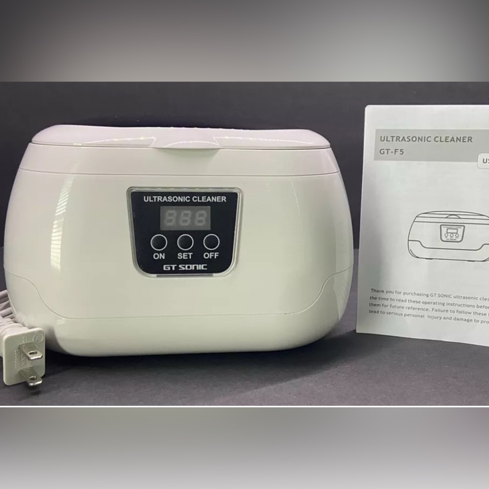 Professional Ultrasonic Jewelry Cleaner 20 Ounces(600ML) with Five Digital Timer